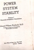 Power System Stability Vol 1