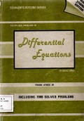 Theory and Problems of  Differential Equations in si Metric Units